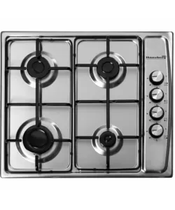 Pachet Hota incorporabila telescopica Hausberg HB-1285NG, absorbtie 420 m3/h, 2 motoare, 60 cm si Plita incorporabila Hausberg HB 555, Gaz, 4 arzatoare, Sistem siguranta, Inox