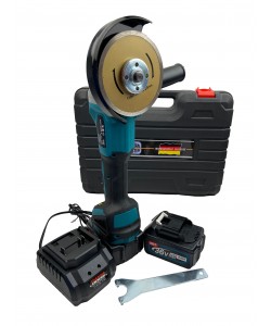 Polizor Unghiular / Flex German Meister cu 2 Acumulatori, 36V, 8Ah, 8500 RPM.