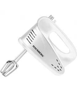 Mixer de mana Hausberg HB-4210NG, 300 W, 5 viteze, Alb Mixer de mana Hausberg HB-4210NG, 300 W, 5 viteze, Alb