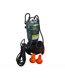 Pompa apa murdara cu turbina, din fonta si plutitor WQD-2000 W + 20m Furtun pompieri 2" cu accesorii