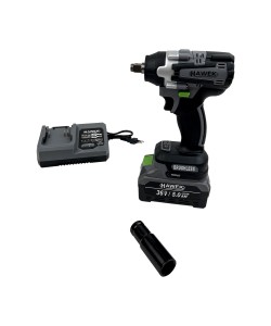 Bormasina de impact si insurubat Hawek, 2 acumulatori,36V, 5 Ah, 850Nm