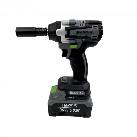 Bormasina de impact si insurubat Hawek, 2 acumulatori,36V, 5 Ah, 850Nm