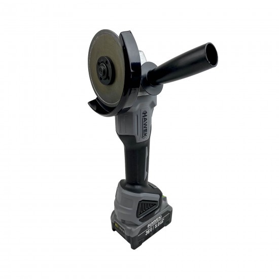 Polizor Unghiular / Flex Hawek cu 2 Acumulatori, 36V, 5Ah, 8500 RPM.
