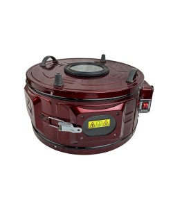 Cuptor electric rotund cu termostat Ertone MN-9010VS, 1100W, capacitate 40l, indicator luminos, Visiniu