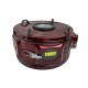 Cuptor electric rotund cu termostat Ertone MN-9010VS, 1100W, capacitate 40l, indicator luminos, Visiniu