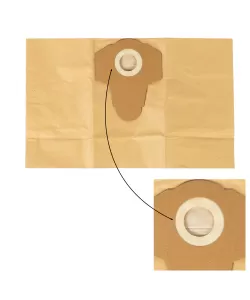 Sac de hartie pentru aspirator, 20L compatibil cu DZ-CI103/104/105