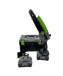 Fierastrau electric, Minidrujba Hawek, cu 2 acumulatori 36V 5Ah, Sistem ungere lant