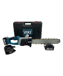 Drujba Electrica cu 2 Acumulatori, Viki Lama 40CM, 40V, 5Ah, Albastra