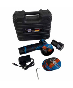 Mini polizor German Meister, 2 acumulatori, 12v + 10 Panze rezerva