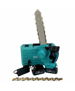 Drujba Kraft Royal cu 2 Acumulatori, 2 Lanturi, Lama 30 CM Drujba Kraft Royal cu 2 Acumulatori, 2 Lanturi, Lama 30 CM