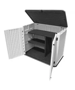 Magazie depozitare gradina cu rafturi 730L Tough Master  Magazie depozitare gradina cu rafturi 730L Tough Master