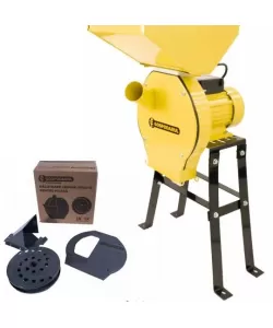 Moara cu suport pentru cereale si stiuleti de porumb ,3900W, 320 kg/h + accesoriu fructe si legume Moara cu suport pentru cereale si stiuleti de porumb ,3900W, 320 kg/h + accesoriu fructe si legume
