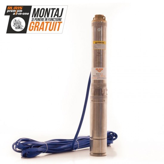 Pompa submersibila Ruris Aqua 790, 550 W, 60 m