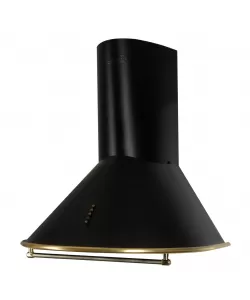 Hota incorporabila decorativa Hausberg HB-1375, Putere de absorbtie 650 m3/h, 1 motor, 60 cm, Filtru aluminiu, Negru