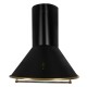 Hota incorporabila decorativa Hausberg HB-1375, Putere de absorbtie 650 m3/h, 1 motor, 60 cm, Filtru aluminiu, Negru