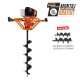 Motoburghiu Ruris TT10  cu burghiu 100mm ,150 mm inclus