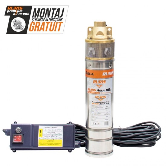 Pompa submersibila Ruris Aqua 101, 750 W, 60 m