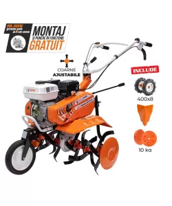 Motosapa Dac 7000K + roti cauciuc + rarita+set contragreutati 10kg 