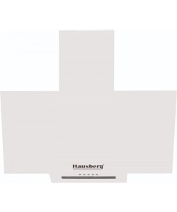 Hota Incorporabila decorativa Hausberg HB-1510AB, 60 cm, Filtru aluminiu, motor eco, Alb