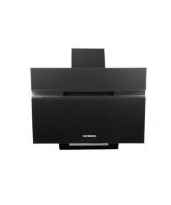 Hota Incorporabila decorativa Hausberg HB-1835NG, 60 cm, putere de absorbtie 450m3/h, Filtru aluminiu, Negru