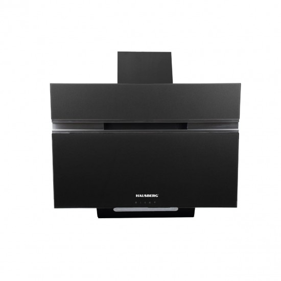 Hota Incorporabila decorativa Hausberg HB-1835NG, 60 cm, putere de absorbtie 450m3/h, Filtru aluminiu, Negru