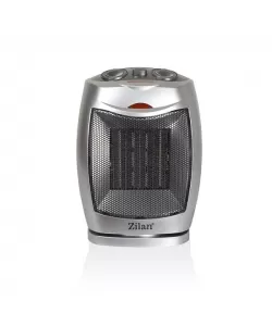 Aeroterma ceramica ZILAN , Putere 1500W, 2 trepte de reglare temperatura+aer rece, Termostat reglabil,Functie oscilatie