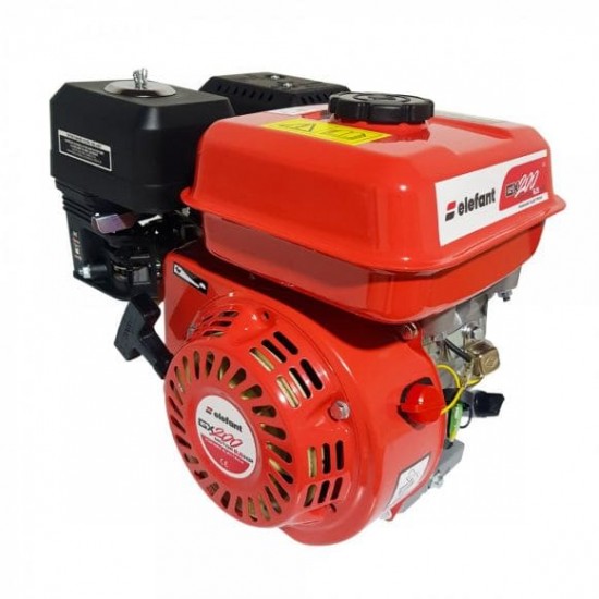 Motor pe benzina Elefant GX200 Profesional , 4 timpi, 6.5 CP, 196 cc, Ax 20 mm