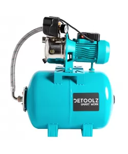 Hidrofor Detoolz AUJS-100, 0,75kW/1HP , Volum butelie 50L, Inaltime de pompare 45 m  Hidrofor Detoolz AUJS-100, 0,75kW/1HP , Volum butelie 50L, Inaltime de pompare 45 m