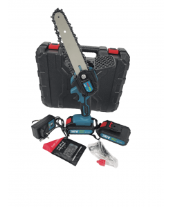 Mini Drujba Werstil cu 2 acumulatori 36V, 2 lanturi, lama 6 Inch ( 15cm)