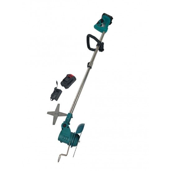 Motocoasa Top Helper cu 2 Acumulatori, Maner Telescopic, 36V, 8AH