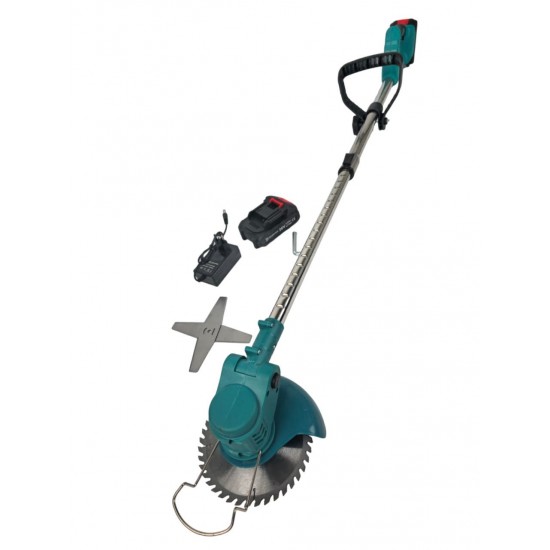 Motocoasa Top Helper cu 2 Acumulatori, Maner Telescopic, 36V, 8AH