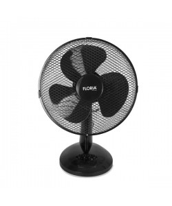 Ventilator de birou Floria, putere 35 W, diametru 34 cm,  3 trepte de viteza, functie oscilare
