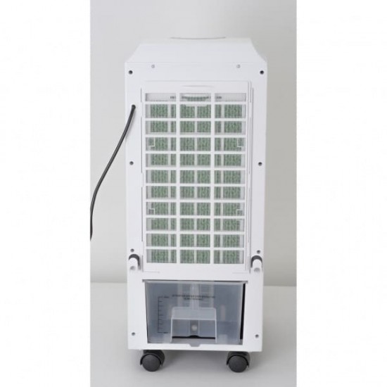 Racitor aer Zilan , putere 60W, telecomanda, 3 viteze, rezervor apa 8L, timer, umidificator, purificator, racire si functie de Ionizare. Alb Racitor aer Zilan , putere 60W, telecomanda, 3 viteze, rezervor apa 8L, timer, umidificator, purificator, racire si functie de Ionizare. Alb