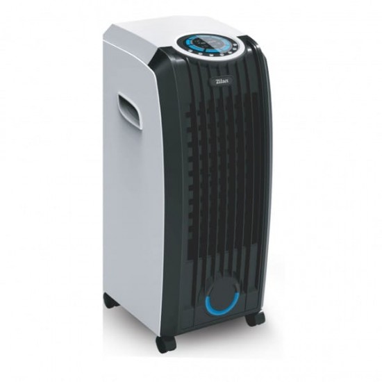 Racitor aer Zilan , putere 60W, telecomanda, 3 viteze, rezervor apa 8L, timer, umidificator, purificator, racire si functie de Ionizare. Alb Racitor aer Zilan , putere 60W, telecomanda, 3 viteze, rezervor apa 8L, timer, umidificator, purificator, racire si functie de Ionizare. Alb