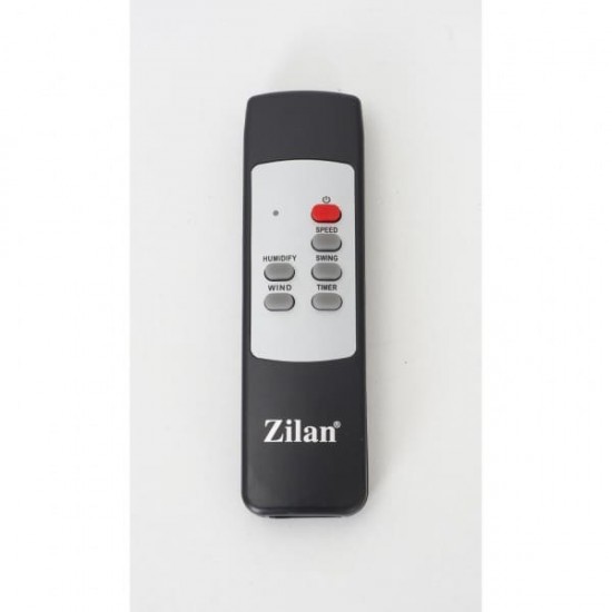 Racitor aer Zilan, putere 60W, telecomanda, 3 viteze, rezervor apa 8L, timer, umidificator si purificator
