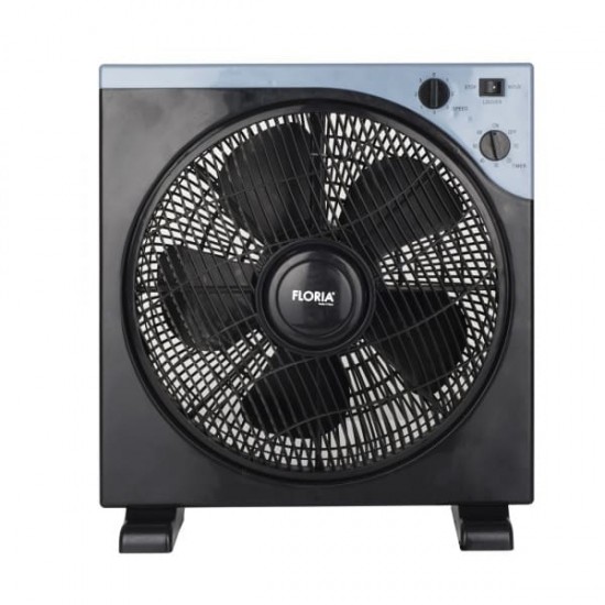 Ventilator patrat Floria, putere 40 W, timer, 3 trepte, unghi reglabil