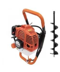 MOTOBURGHIU PENTRU PAMANT CAMPION, GT4350, 6CP + BURGHIU 150X800 MM MOTOBURGHIU PENTRU PAMANT CAMPION, GT4350, 6CP + BURGHIU 150X800 MM