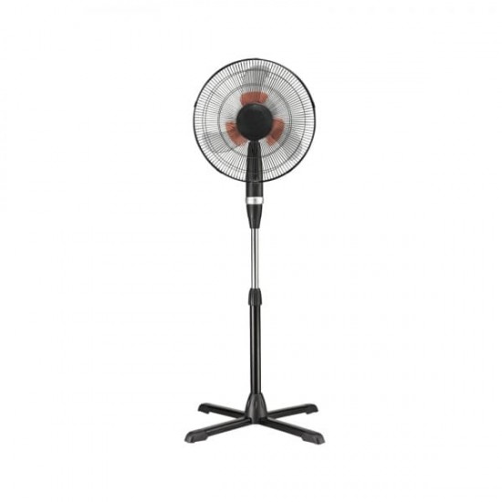 Ventilator cu picior Zilan , putere 60 W, diametru 40cm, palete duble, 3 trepte de viteza, unghi inclinare reglabil