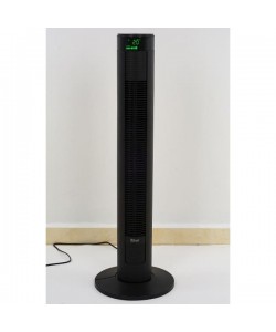 Ventilator turn Zilan, putere 45W,  temporizator 12 ore, termometru, telecomanda, 3 viteze, 4 moduri de ventilatie, 