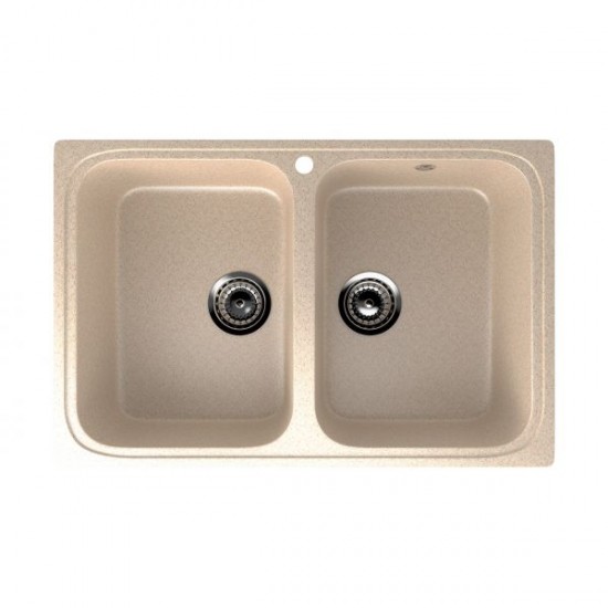 Chiuveta compozit ECOSTONE ES-23-328,bej