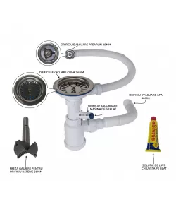 CHIUVETA ULGRAN U-506-308, negru CHIUVETA ULGRAN U-506-308, negru