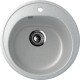 Chiuveta Rotunda Compozit Ulgran U-101-310, Gri, Sifon Complet Inclus