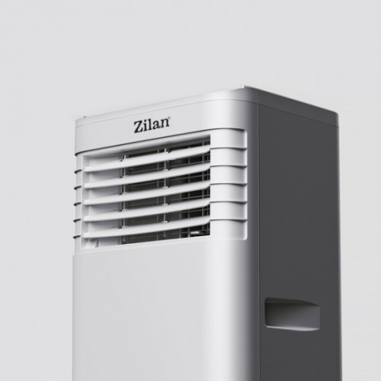 Aer conditionat portabil Zilan ZLN7101 Alb, functie de racire, dezumidificare si ventilatie,9000 btu, filtru detasabil