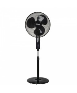 Ventilator cu picior ZILAN ZLN-1204,Negru 50W, 40 cm diametru, Telecomanda, Timer