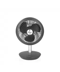 Ventilator portabil reincarcabil ZILAN ZLN-4000, Gri incarcare USB, Putere 5W, Diametru 18 cm, 4 viteze reglabil pe vertical Ventilator portabil reincarcabil ZILAN ZLN-4000, Gri incarcare USB, Putere 5W, Diametru 18 cm, 4 viteze reglabil pe vertical