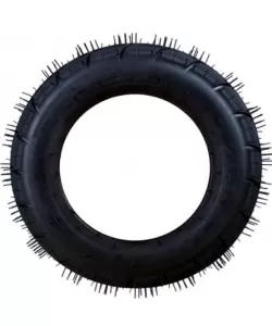 Anvelopa (cu tepi) si camera din cauciuc pentru roaba, dimensiune 350-8 Anvelopa (cu tepi) si camera din cauciuc pentru roaba, dimensiune 350-8