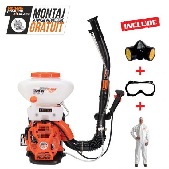Atomizor Ruris A 103S, 3 CP, Motor TEZ, 2 timpi, 16 l