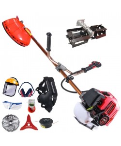 MOTOCOASA PE BENZINA ALFA 7* 7000 PROFESSIONAL, 8 ACCESORII INCLUSE, 12000RPM, 58CC, 7CP+ Prasitoare