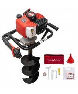 MOTOBURGHIU PE BENZINA, FOREZA PENTRU PAMANT, FACHMANN BY CAMPION, 6 CP, BURGHIU INCLUS 150mm