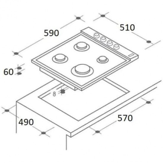 Pachet incorporabil Hausberg Cuptor electric HB-8051IN, Clasa A, 76L, 2000W, Negru/Inox Plita Incorporabila HB-555, 4 arzatoare, Gaz, Inox, Hota incorporabila telescopica HB-1285NG, Putere de absorbtie 420 m3/h, 2 motoare, 60 cm, Negru